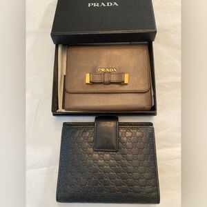 2FER DEAL‼️PRADA WALLET AND GUCCI AGENDA